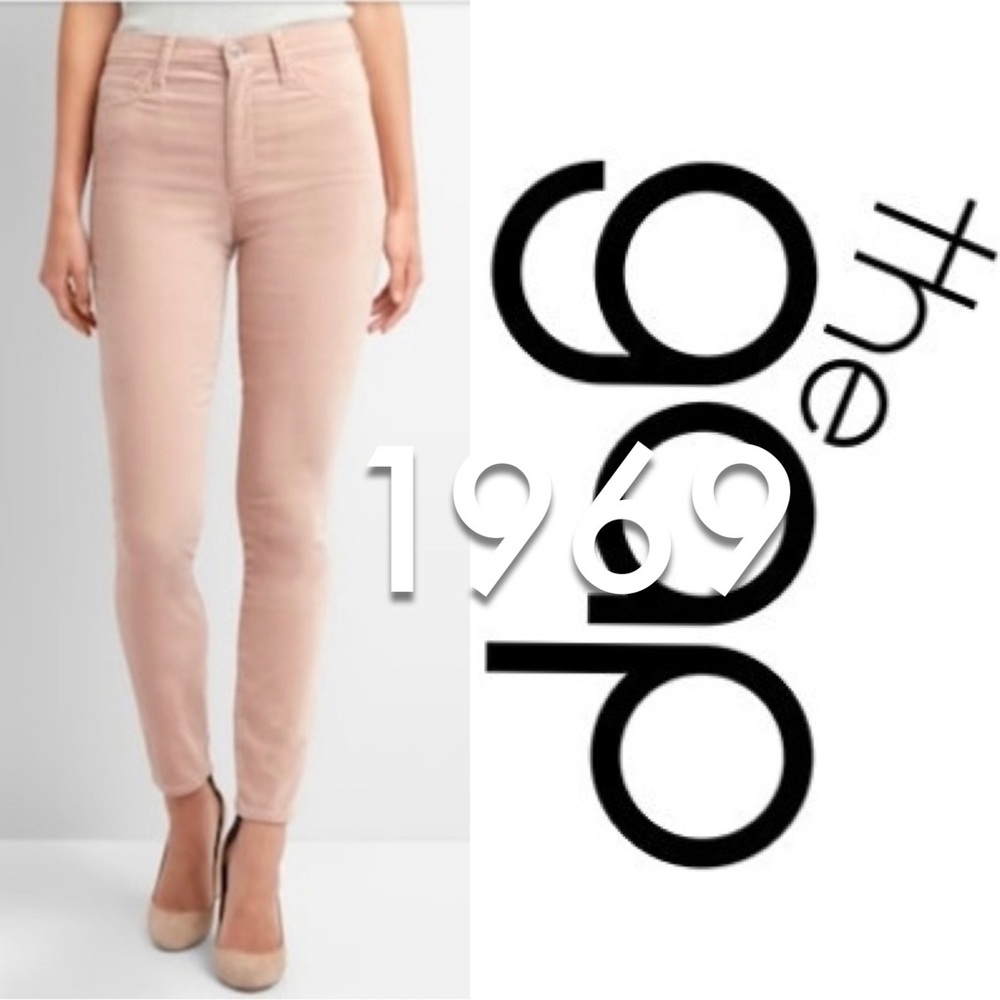NWOT - Gap 1969 Rose Pink Velvet Pants